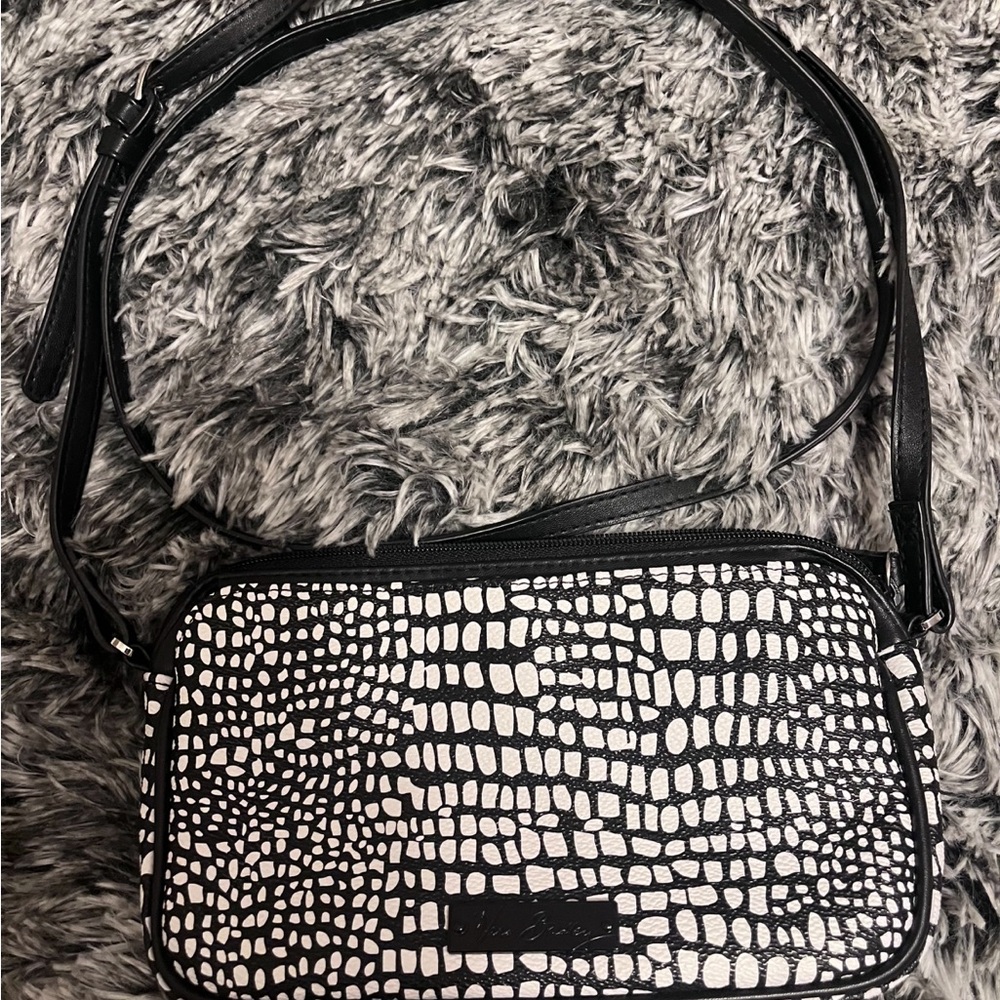Vera Bradley Black and White Crossbody Bag